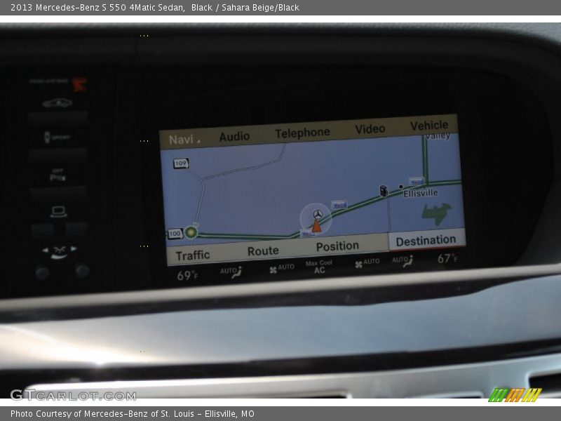Black / Sahara Beige/Black 2013 Mercedes-Benz S 550 4Matic Sedan