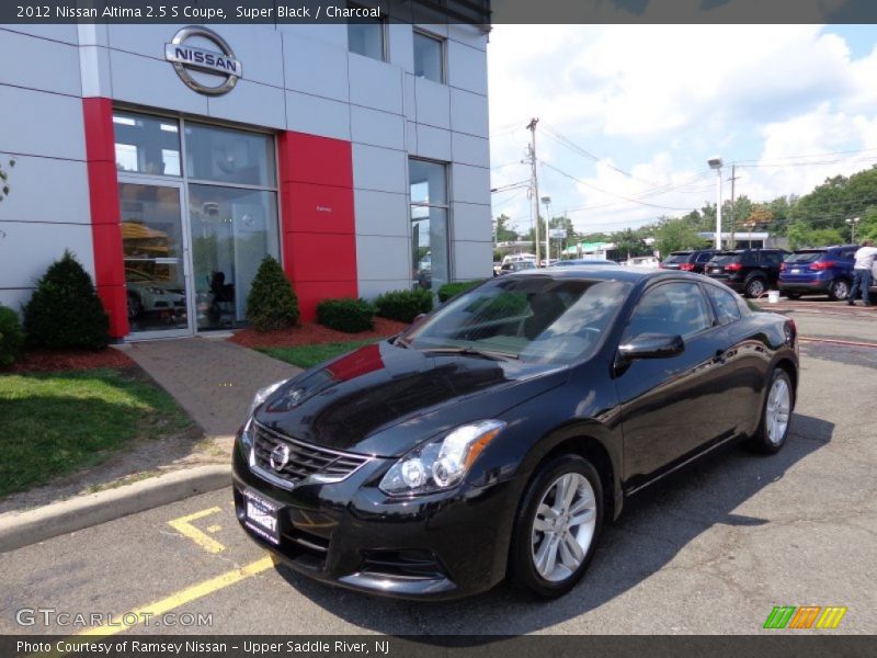 Super Black / Charcoal 2012 Nissan Altima 2.5 S Coupe