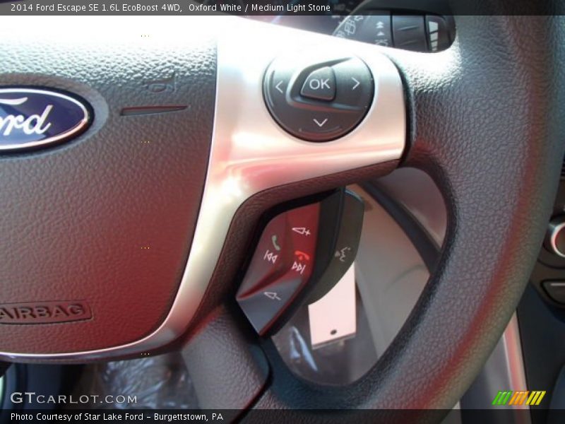 Oxford White / Medium Light Stone 2014 Ford Escape SE 1.6L EcoBoost 4WD