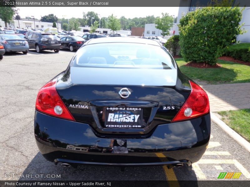 Super Black / Charcoal 2012 Nissan Altima 2.5 S Coupe