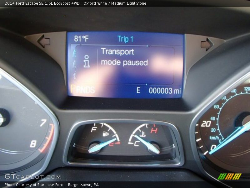 Oxford White / Medium Light Stone 2014 Ford Escape SE 1.6L EcoBoost 4WD