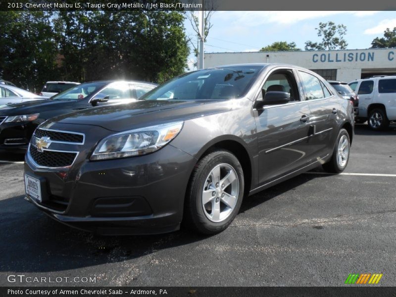 Taupe Gray Metallic / Jet Black/Titanium 2013 Chevrolet Malibu LS