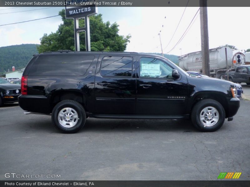 Crystal Red Tintcoat / Ebony 2013 Chevrolet Suburban 2500 LT 4x4