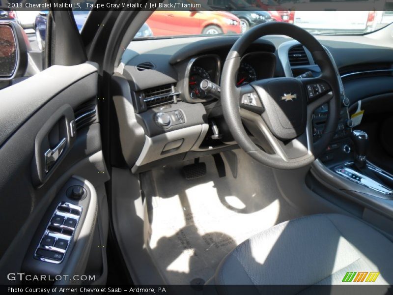 Taupe Gray Metallic / Jet Black/Titanium 2013 Chevrolet Malibu LS