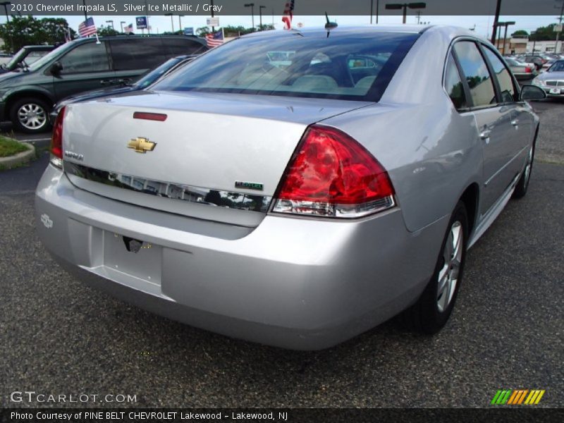 Silver Ice Metallic / Gray 2010 Chevrolet Impala LS