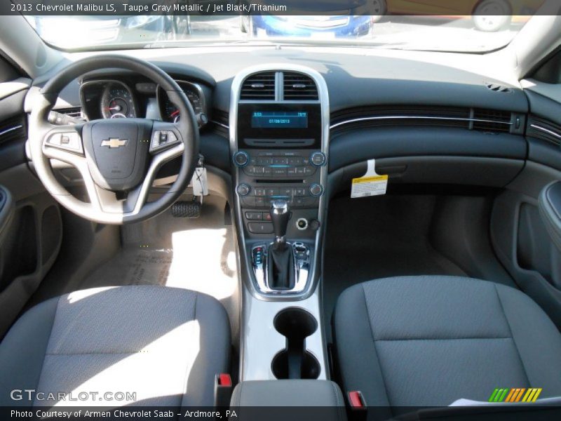Taupe Gray Metallic / Jet Black/Titanium 2013 Chevrolet Malibu LS