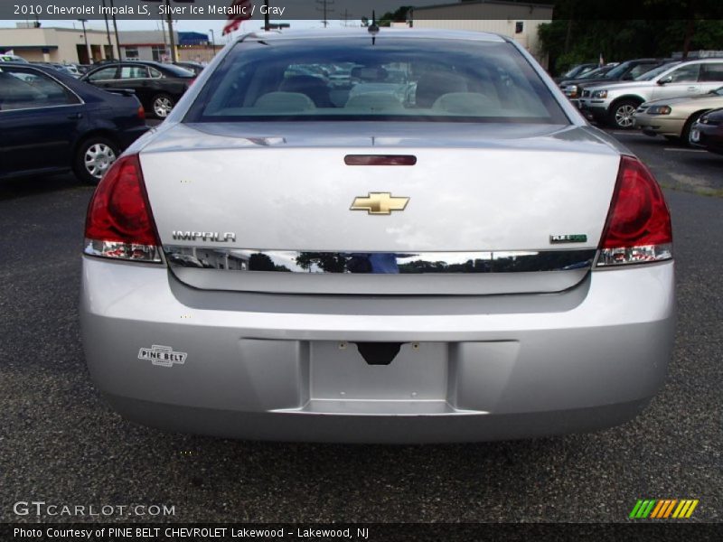Silver Ice Metallic / Gray 2010 Chevrolet Impala LS