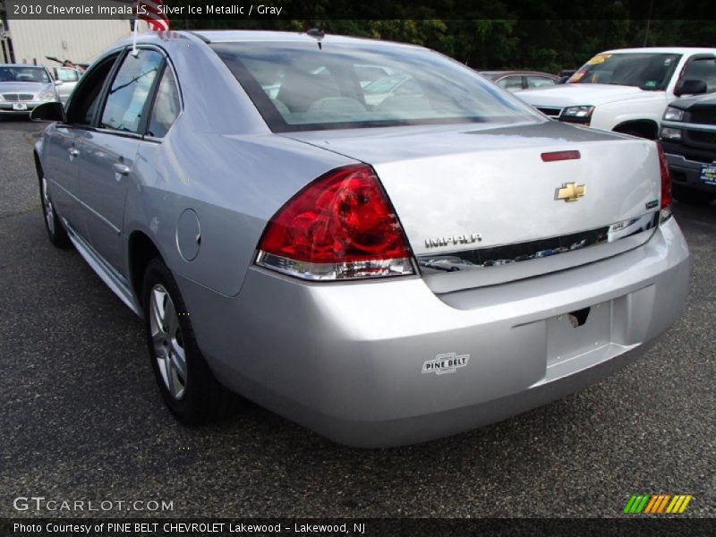 Silver Ice Metallic / Gray 2010 Chevrolet Impala LS