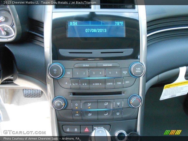 Taupe Gray Metallic / Jet Black/Titanium 2013 Chevrolet Malibu LS