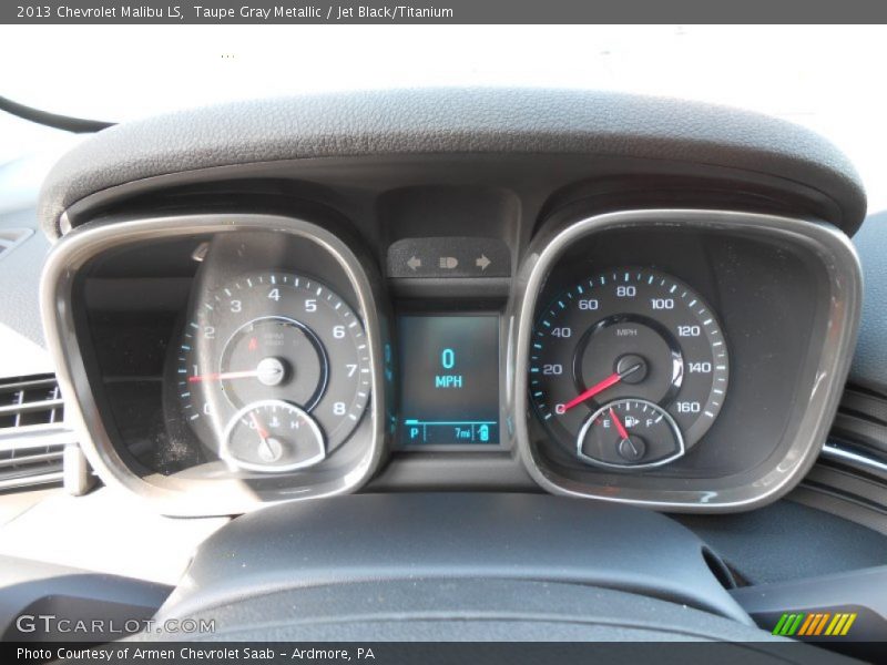 Taupe Gray Metallic / Jet Black/Titanium 2013 Chevrolet Malibu LS