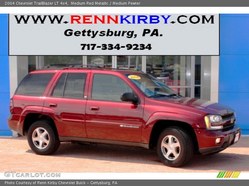 Medium Red Metallic / Medium Pewter 2004 Chevrolet TrailBlazer LT 4x4