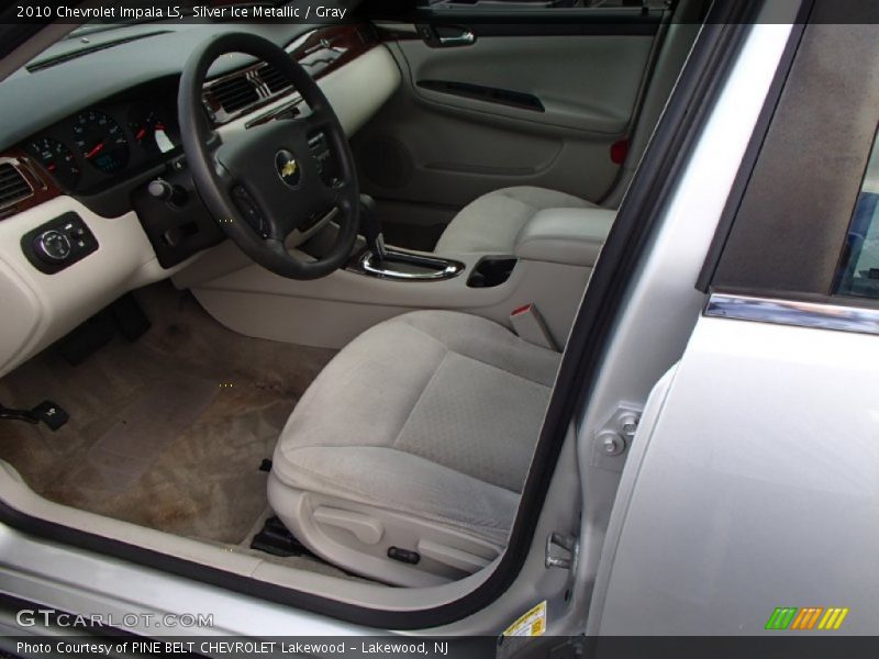 Silver Ice Metallic / Gray 2010 Chevrolet Impala LS