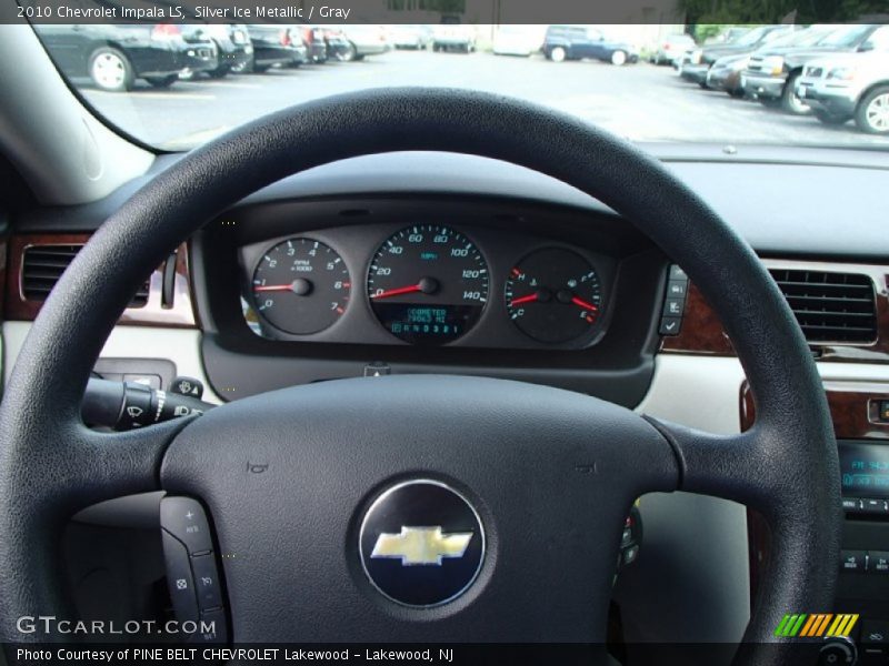 Silver Ice Metallic / Gray 2010 Chevrolet Impala LS