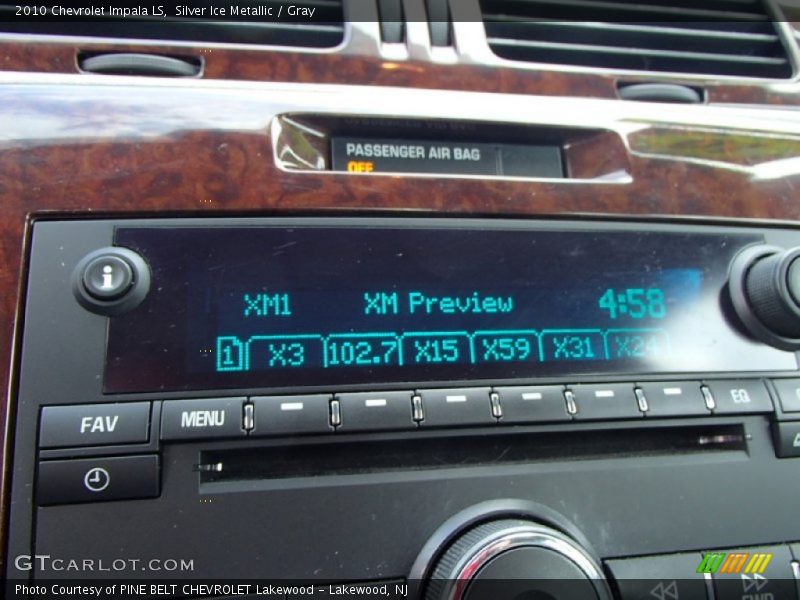 Silver Ice Metallic / Gray 2010 Chevrolet Impala LS