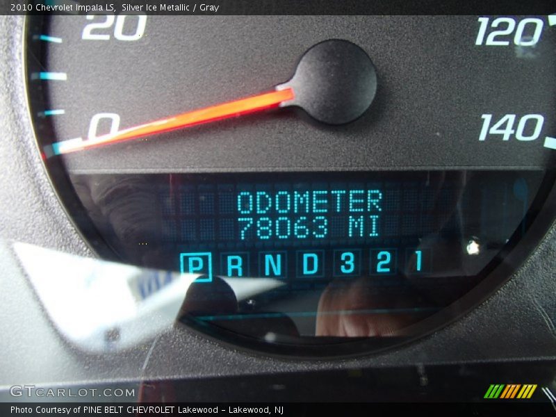 Silver Ice Metallic / Gray 2010 Chevrolet Impala LS