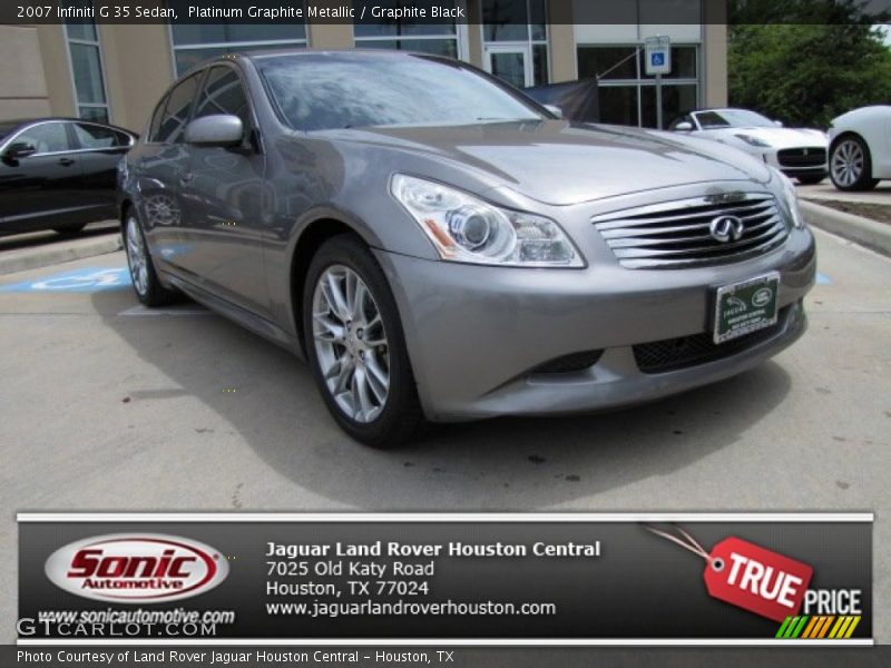 Platinum Graphite Metallic / Graphite Black 2007 Infiniti G 35 Sedan