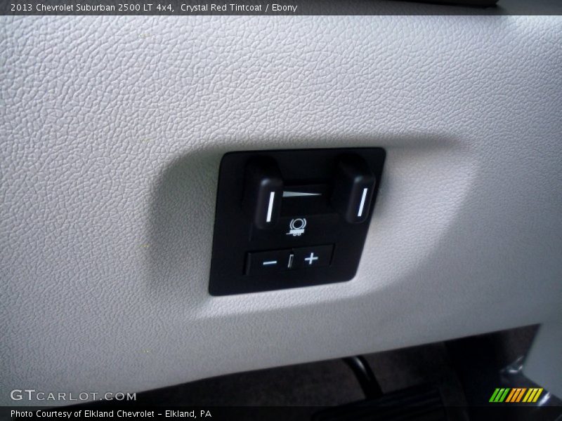 Controls of 2013 Suburban 2500 LT 4x4