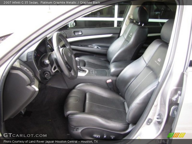 Platinum Graphite Metallic / Graphite Black 2007 Infiniti G 35 Sedan