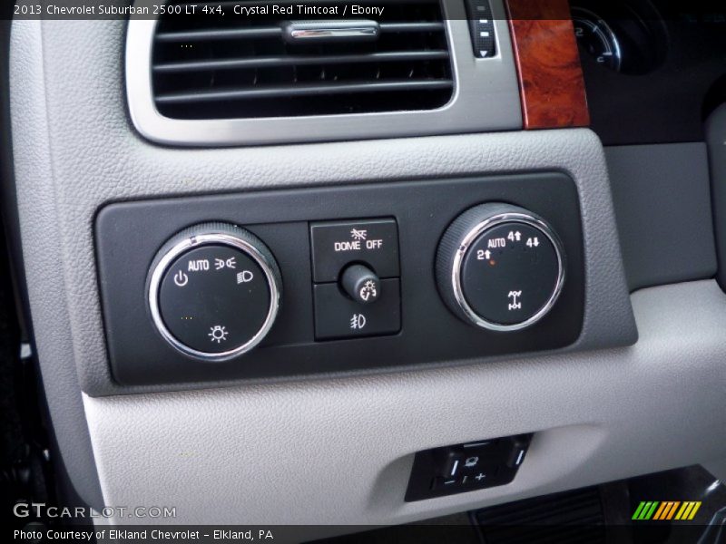 Controls of 2013 Suburban 2500 LT 4x4