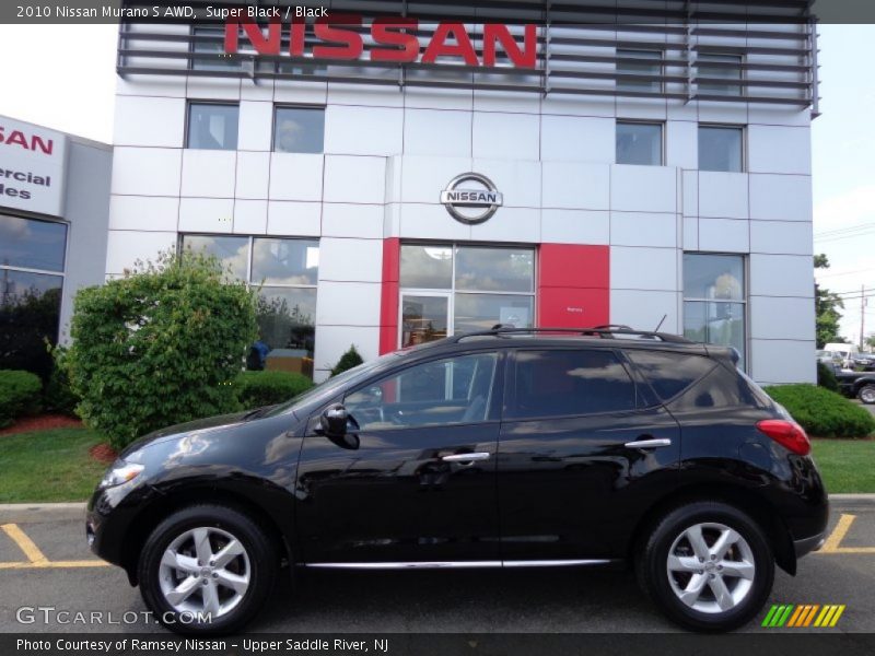 Super Black / Black 2010 Nissan Murano S AWD