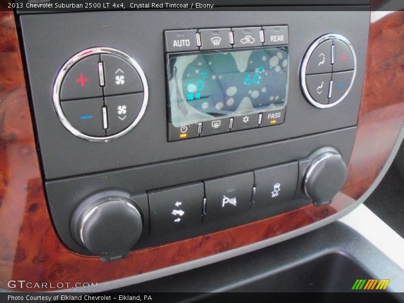 Controls of 2013 Suburban 2500 LT 4x4