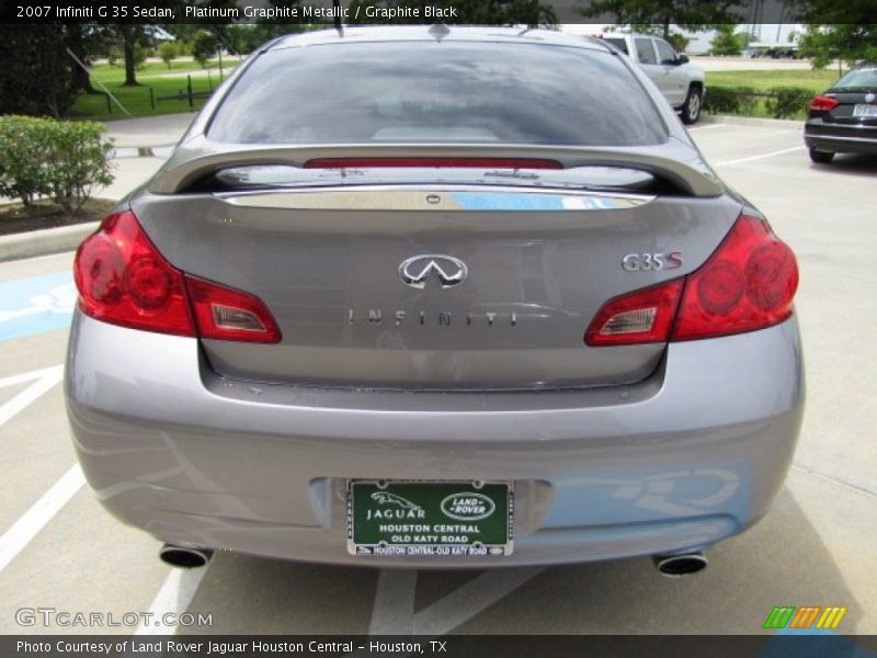 Platinum Graphite Metallic / Graphite Black 2007 Infiniti G 35 Sedan