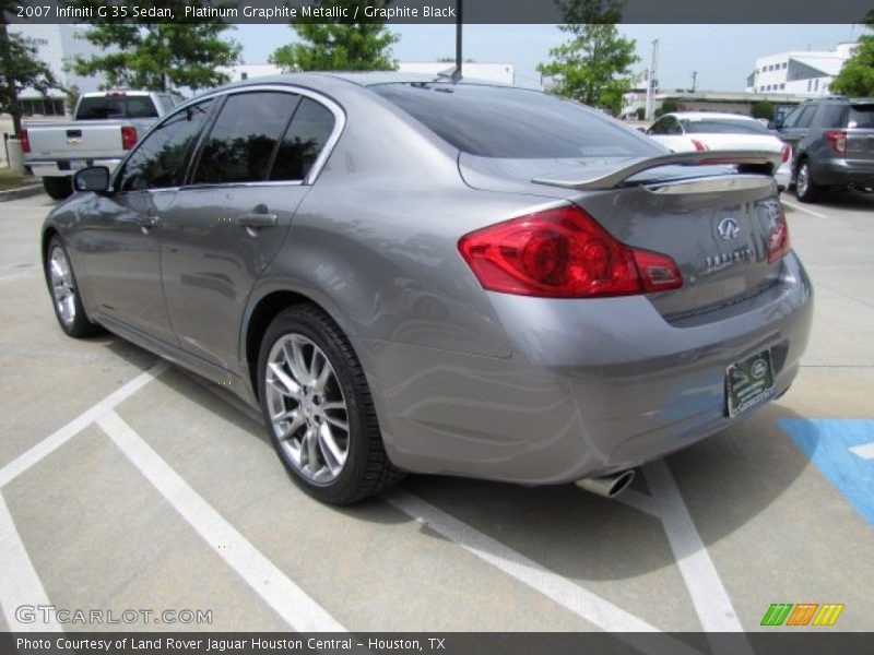Platinum Graphite Metallic / Graphite Black 2007 Infiniti G 35 Sedan