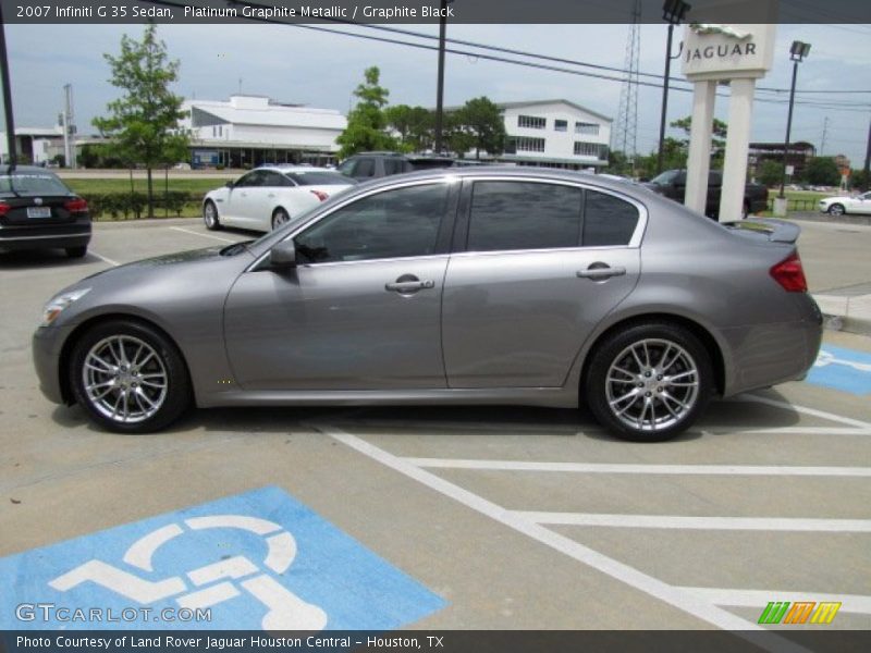 Platinum Graphite Metallic / Graphite Black 2007 Infiniti G 35 Sedan