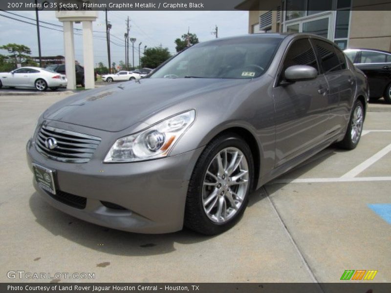 Platinum Graphite Metallic / Graphite Black 2007 Infiniti G 35 Sedan