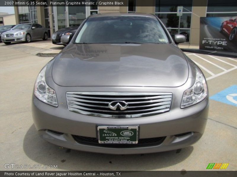 Platinum Graphite Metallic / Graphite Black 2007 Infiniti G 35 Sedan