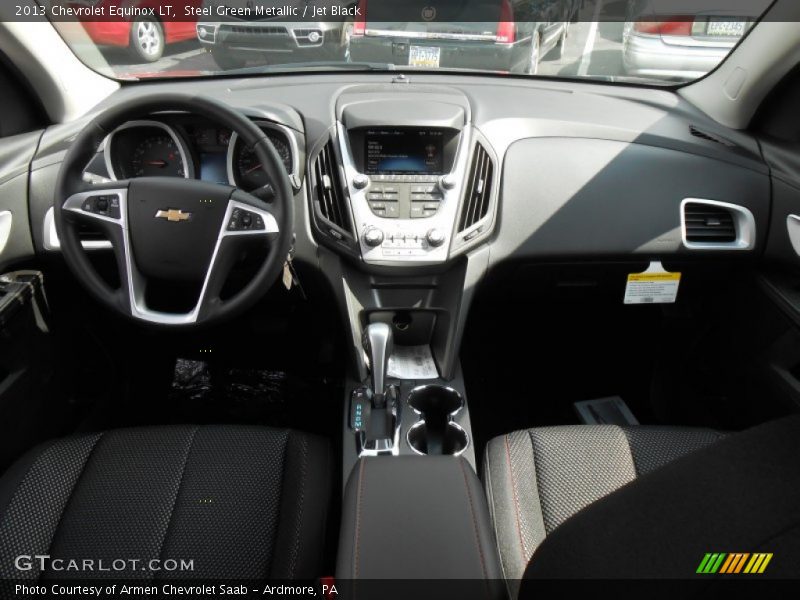 Steel Green Metallic / Jet Black 2013 Chevrolet Equinox LT