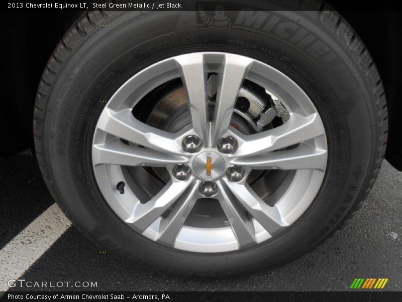 Steel Green Metallic / Jet Black 2013 Chevrolet Equinox LT