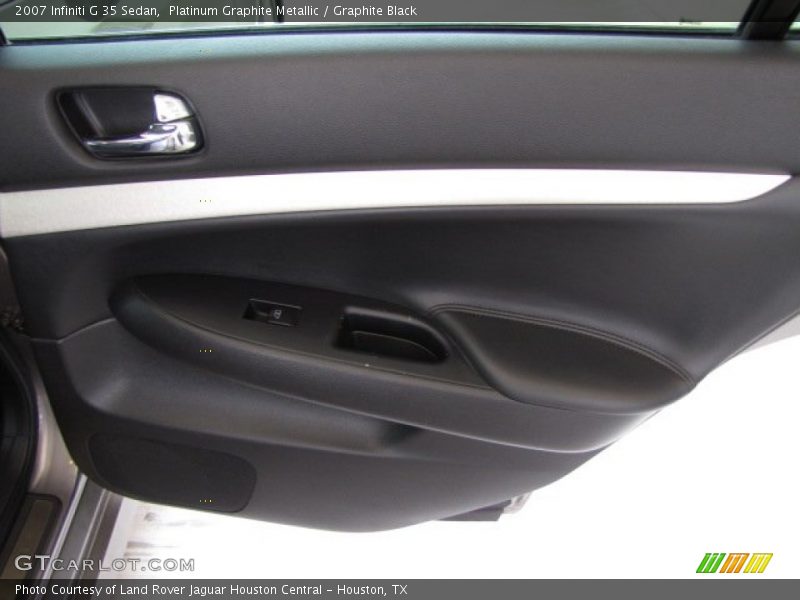 Platinum Graphite Metallic / Graphite Black 2007 Infiniti G 35 Sedan