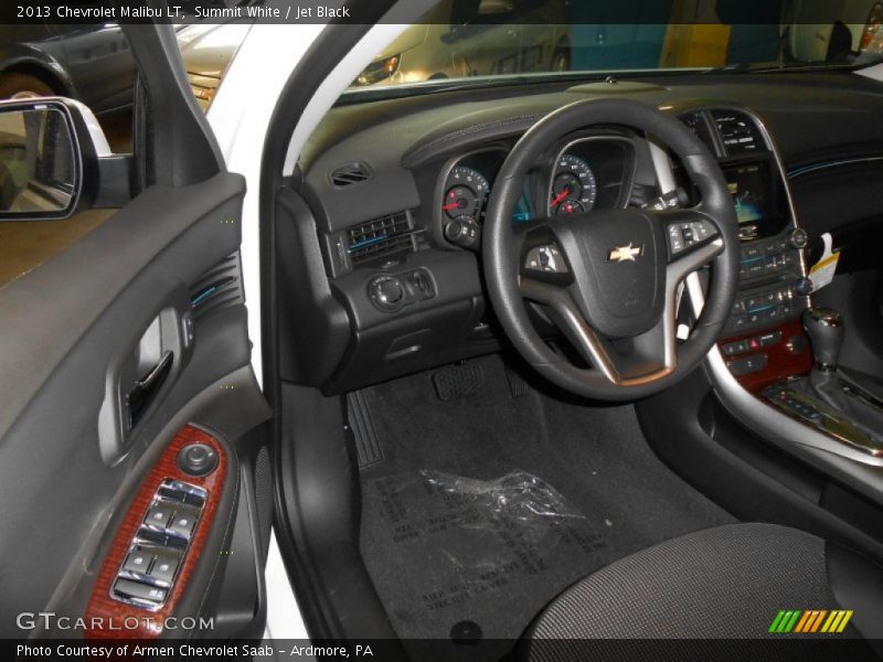Summit White / Jet Black 2013 Chevrolet Malibu LT