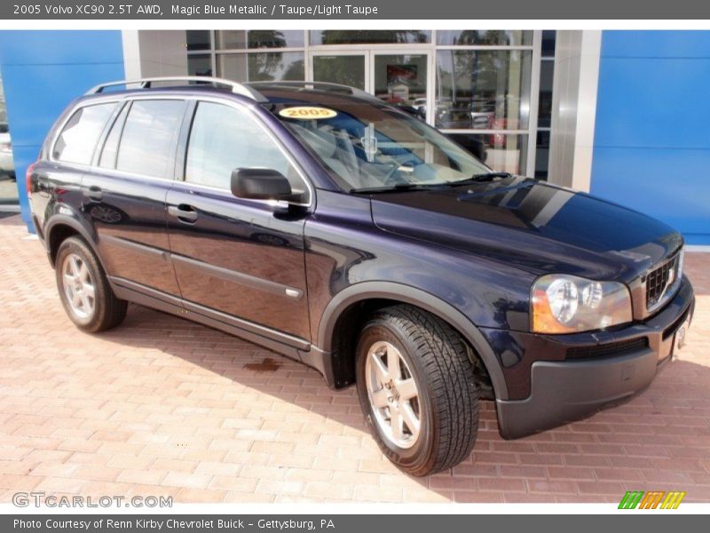 Magic Blue Metallic / Taupe/Light Taupe 2005 Volvo XC90 2.5T AWD