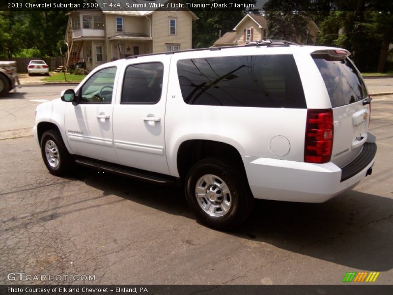 Summit White / Light Titanium/Dark Titanium 2013 Chevrolet Suburban 2500 LT 4x4