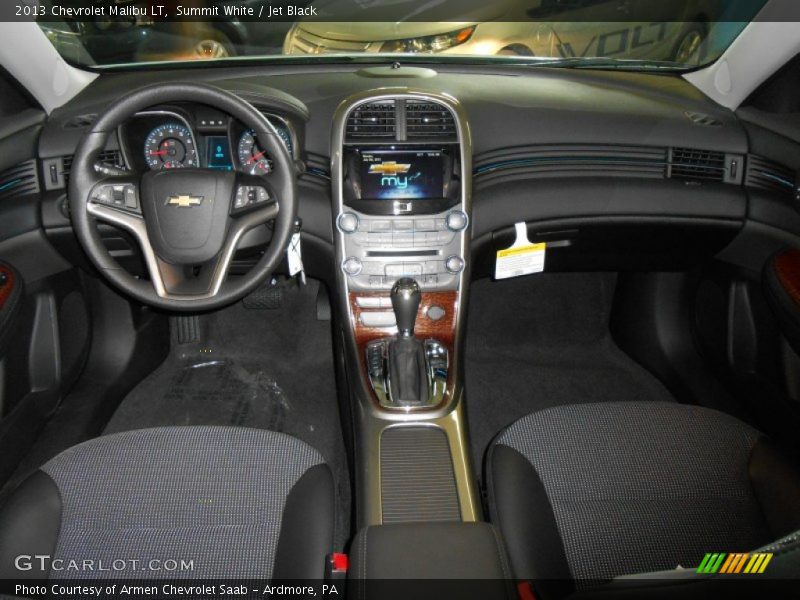 Summit White / Jet Black 2013 Chevrolet Malibu LT