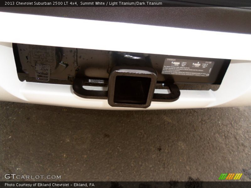 Summit White / Light Titanium/Dark Titanium 2013 Chevrolet Suburban 2500 LT 4x4