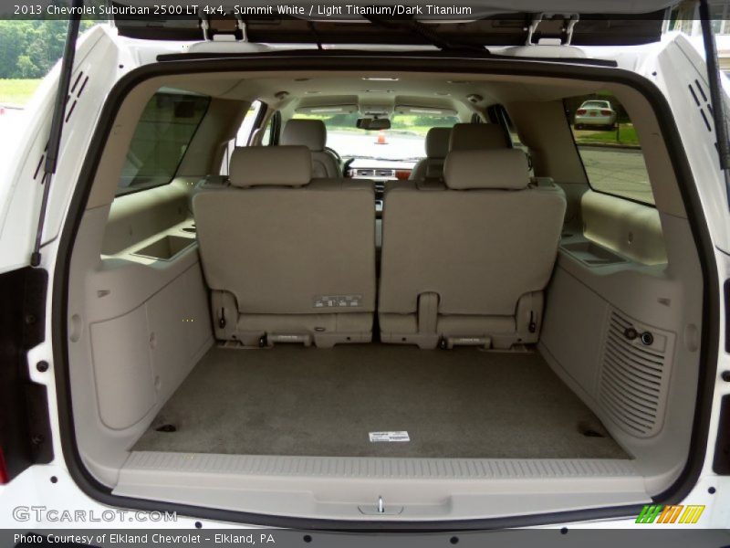 Summit White / Light Titanium/Dark Titanium 2013 Chevrolet Suburban 2500 LT 4x4