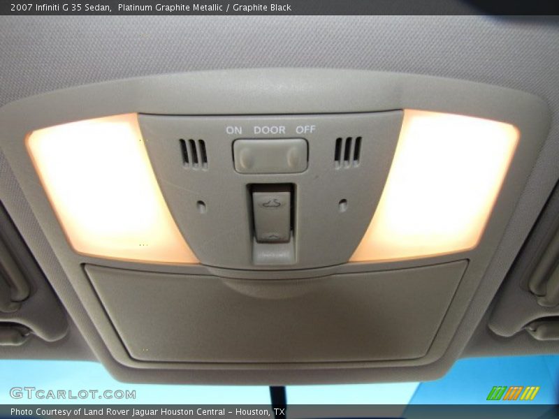 Platinum Graphite Metallic / Graphite Black 2007 Infiniti G 35 Sedan