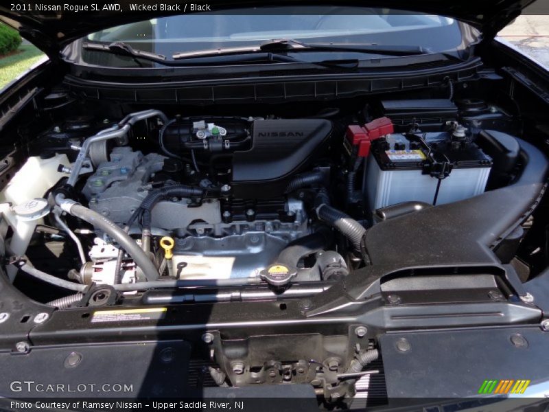 Wicked Black / Black 2011 Nissan Rogue SL AWD