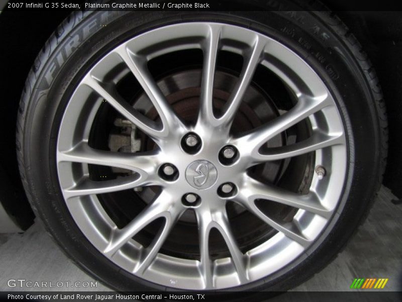 Platinum Graphite Metallic / Graphite Black 2007 Infiniti G 35 Sedan