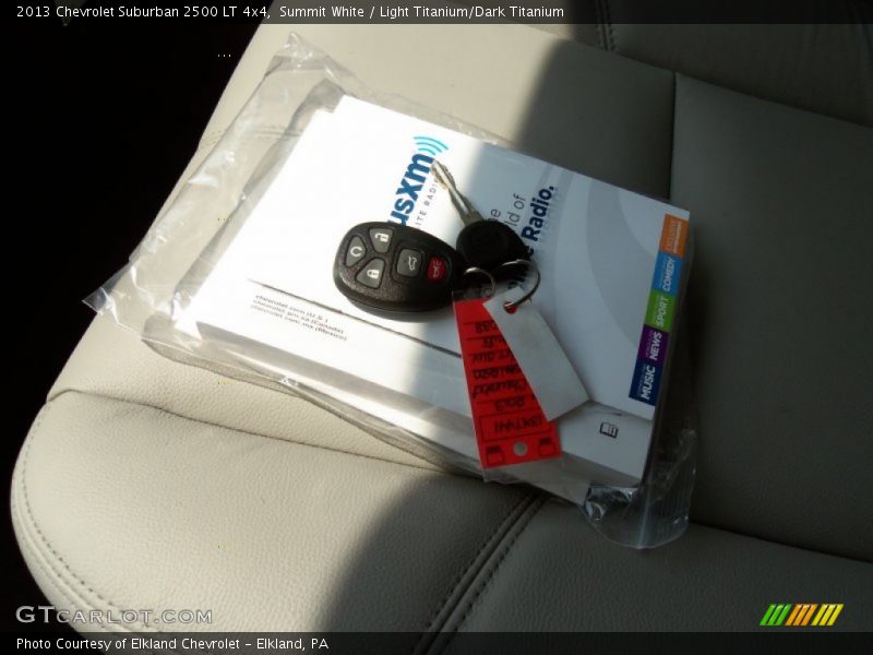 Summit White / Light Titanium/Dark Titanium 2013 Chevrolet Suburban 2500 LT 4x4