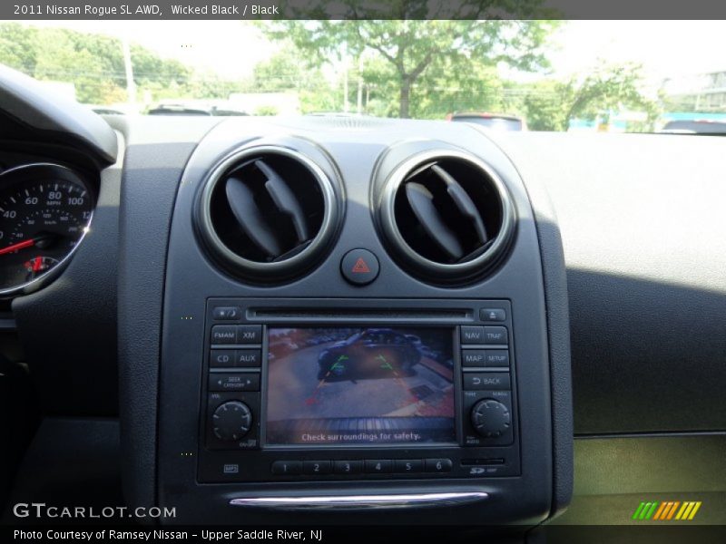 Wicked Black / Black 2011 Nissan Rogue SL AWD