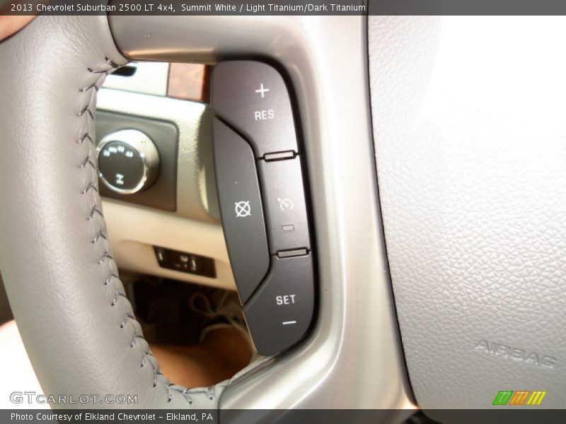 Summit White / Light Titanium/Dark Titanium 2013 Chevrolet Suburban 2500 LT 4x4