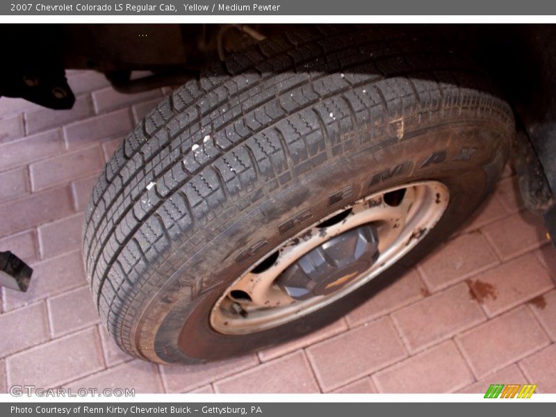Yellow / Medium Pewter 2007 Chevrolet Colorado LS Regular Cab