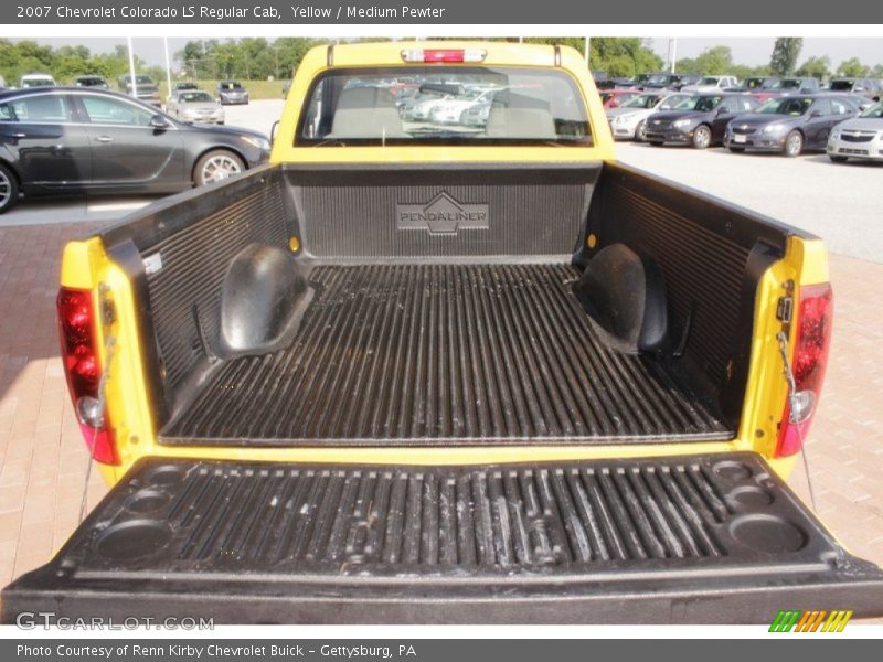 Yellow / Medium Pewter 2007 Chevrolet Colorado LS Regular Cab