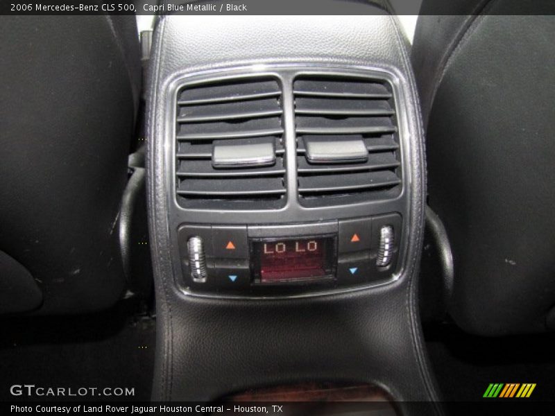 Capri Blue Metallic / Black 2006 Mercedes-Benz CLS 500