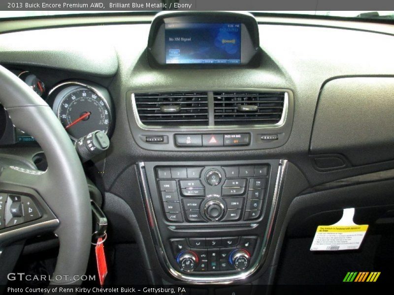 Brilliant Blue Metallic / Ebony 2013 Buick Encore Premium AWD