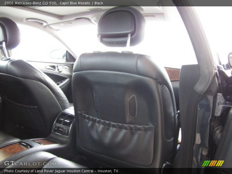 Capri Blue Metallic / Black 2006 Mercedes-Benz CLS 500